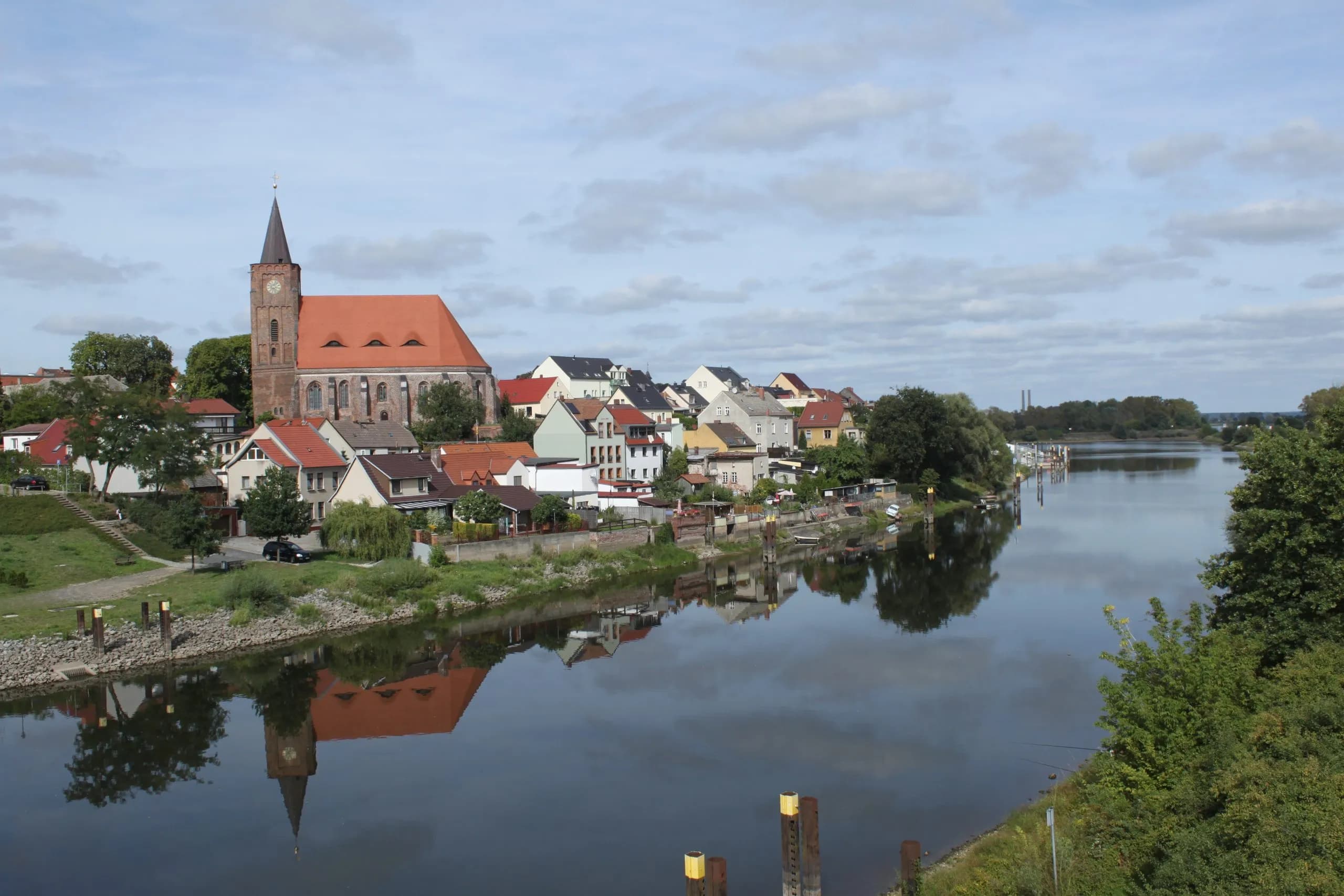 Blick auf Fürstenberg/Oder