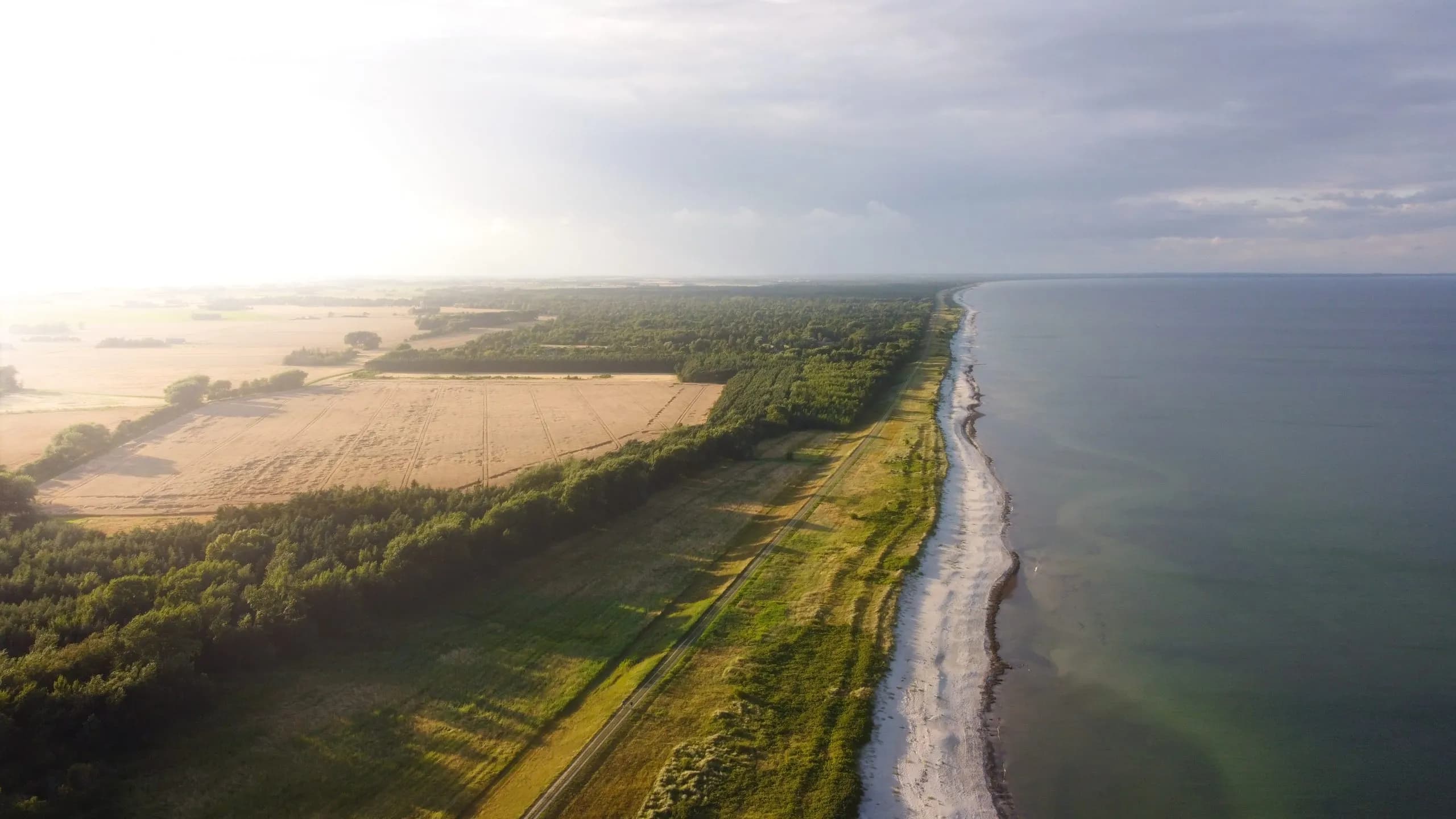 birkemose beach, falster, denmark