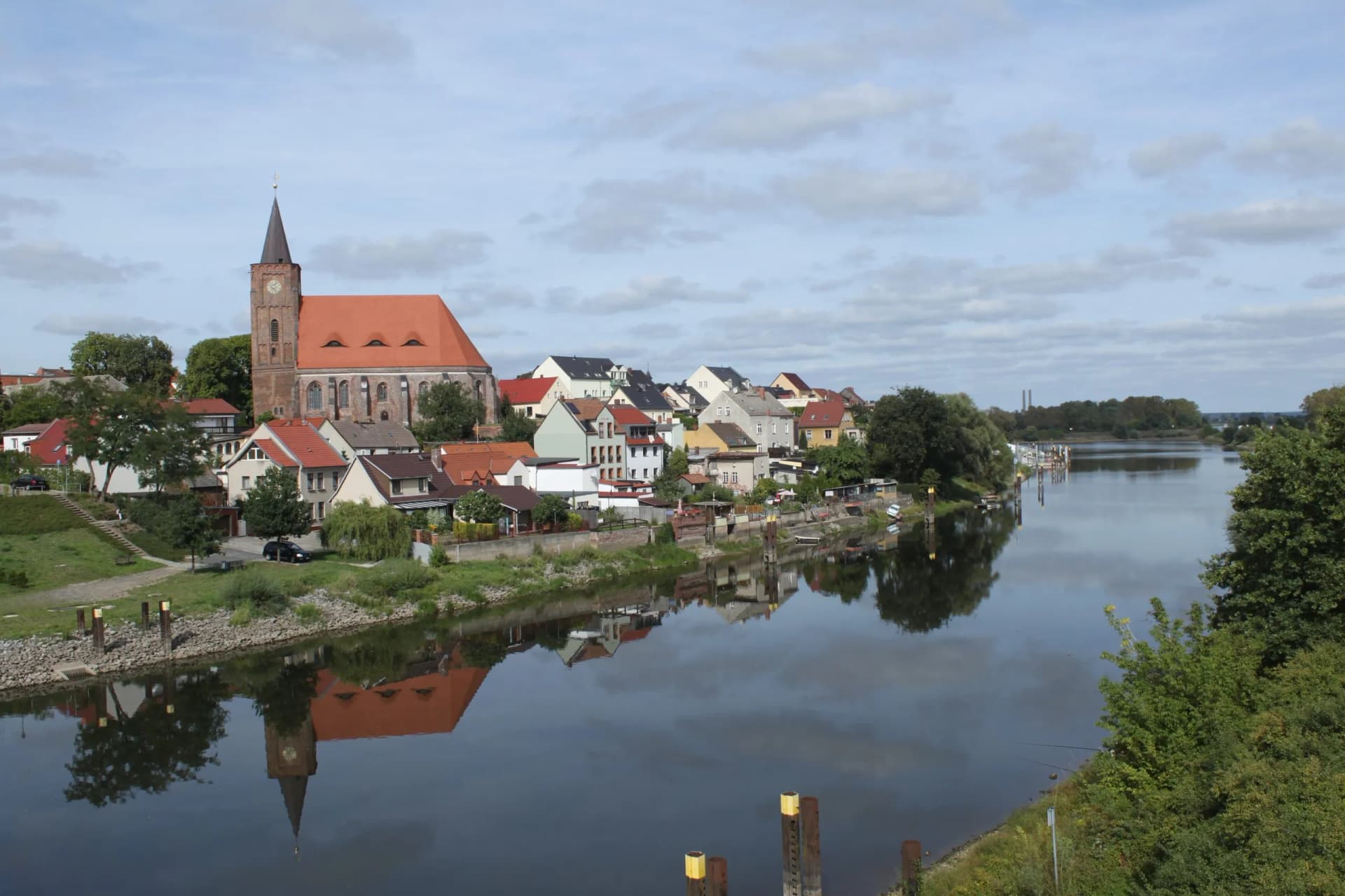 Blick auf Fürstenberg/Oder